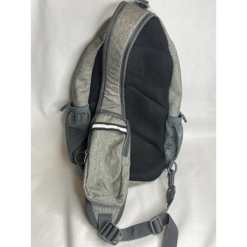 Waterfly Crossbody Sling Backpack Gray Travel Hiking Chest Bag Active Daypack